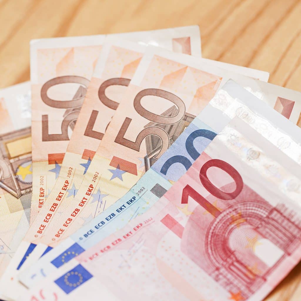 Salaire bruts euros