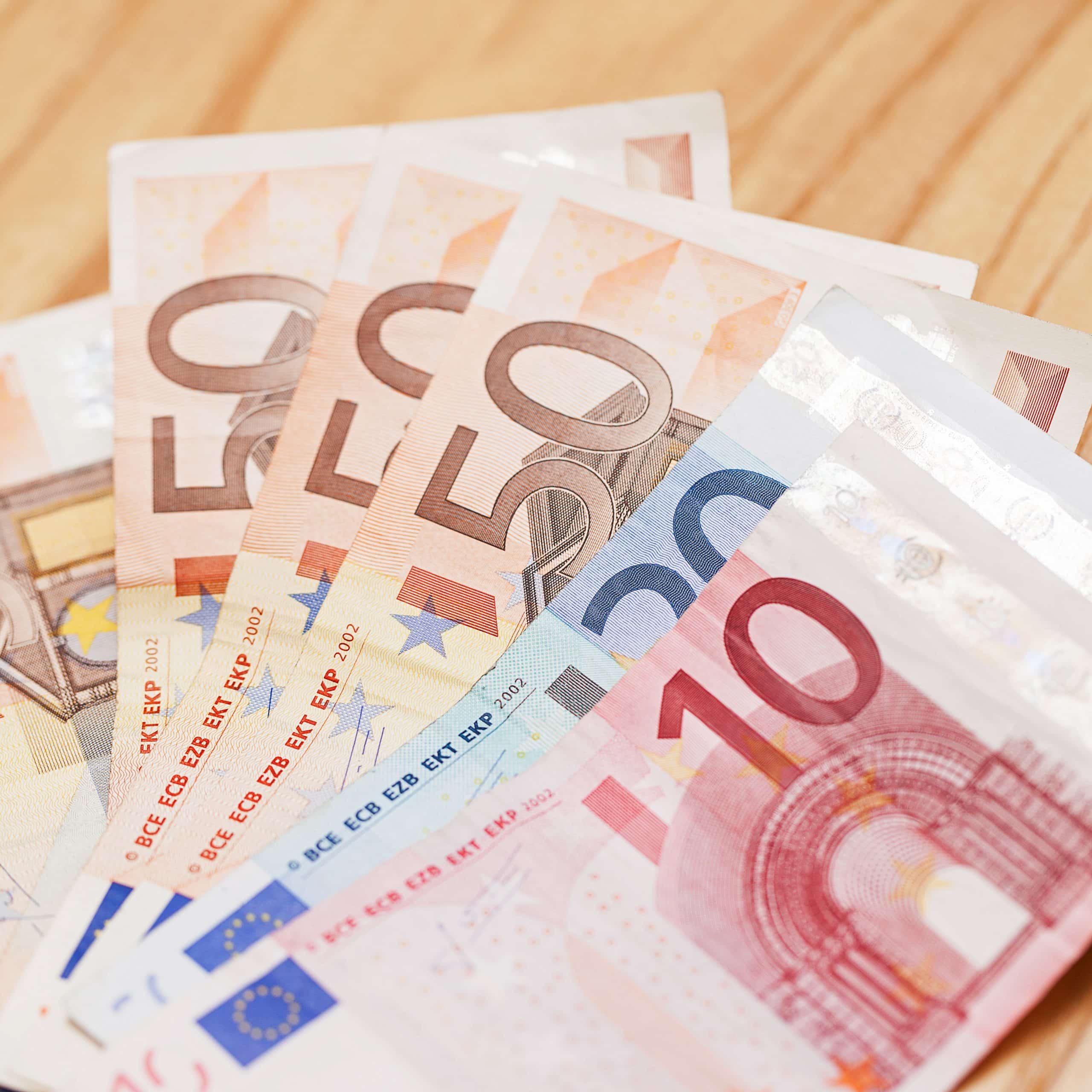 Salaire bruts euros